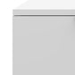 Hillsdale Living Essentials Delmar Wood 2 Drawer Nightstand, Matte White