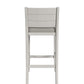 Hillsdale Furniture Fowler Wood Bar Height Stool, Sea White