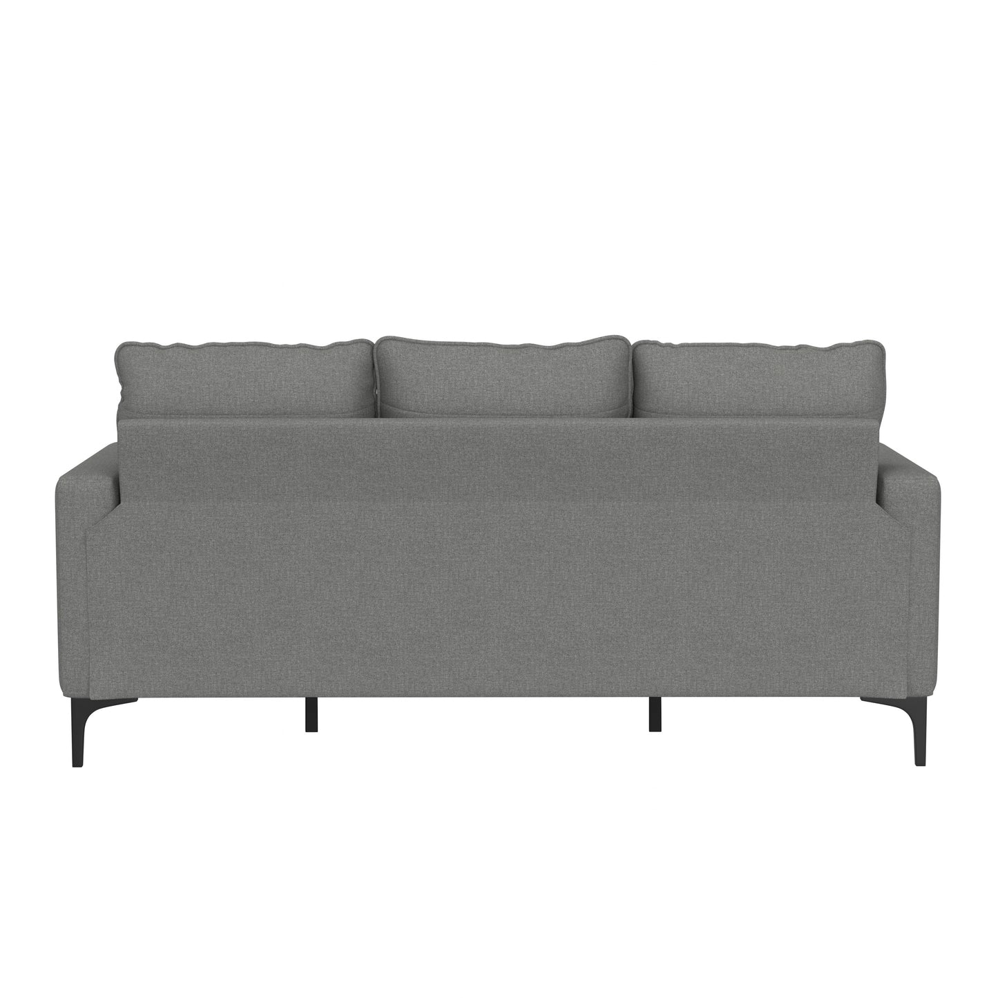 Hillsdale Furniture Alamay Upholstered Reversable Sectional Chaise Back Deck, Seat Deck, Front Rail, Ottoman, Back Cushions, Seat Cushions And Chaise Cushion, Smoke