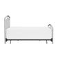 Hillsdale Furniture Claudia King Metal Bed, Matte Nickel