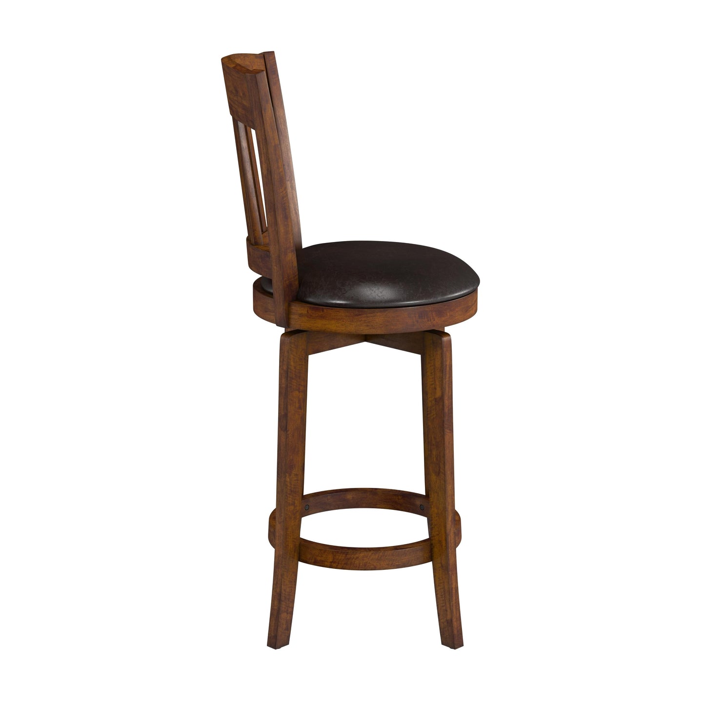 Hillsdale Furniture Canton Wood Counter Height Swivel Stool, Brown