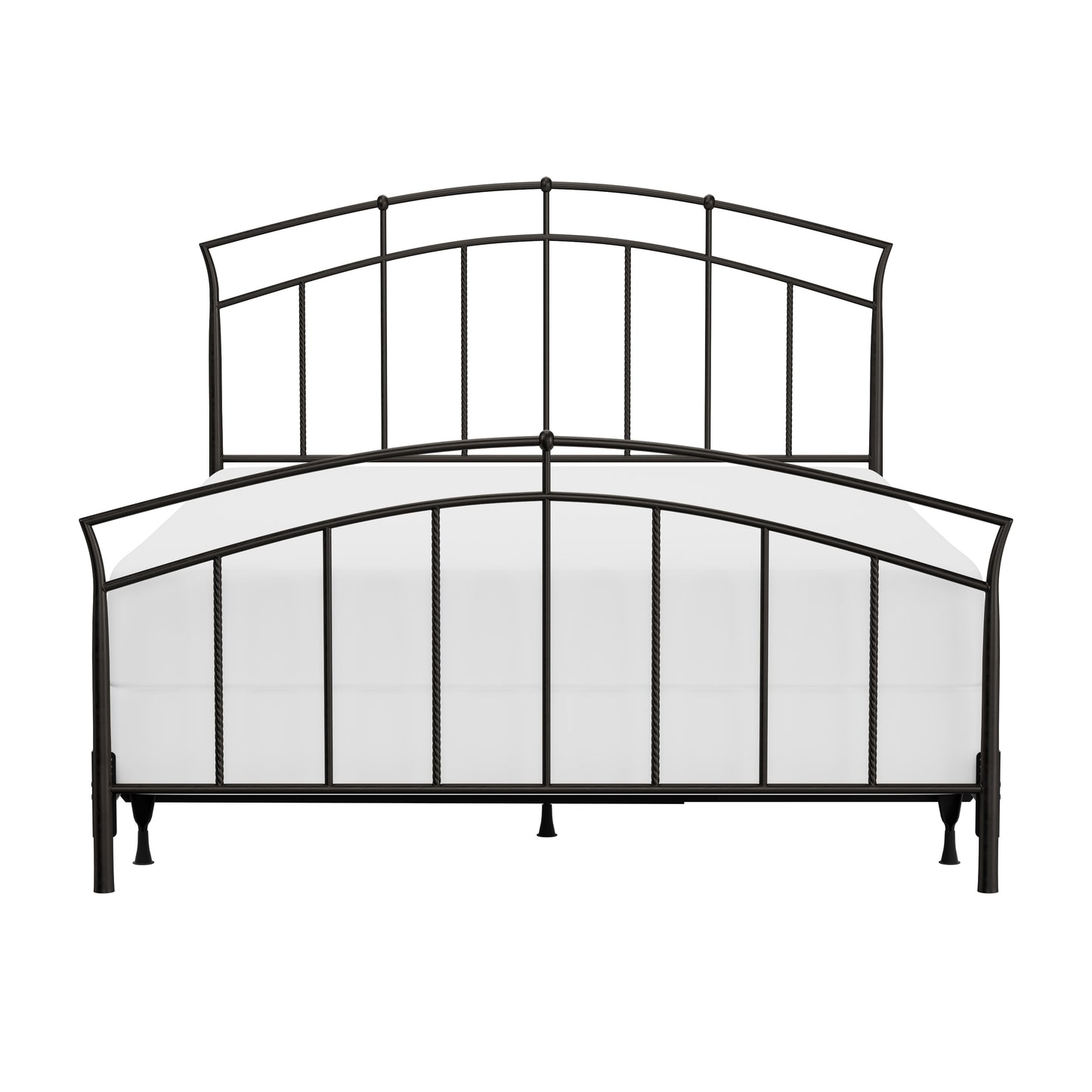 Hillsdale Furniture Vancouver Metal Queen Bed, Antique Brown