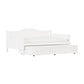 Hillsdale Furniture Staci Wood Full Size Daybed with Trundle, White