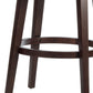 Hillsdale Furniture Mid-City Upholstered Wood Swivel Bar Height Stool, Chocolate