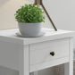 Living Essentials by Hillsdale Harmony Wood Accent Table, Matte White