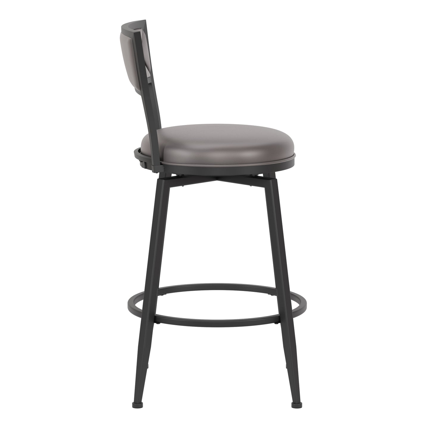 Hillsdale Furniture Dunlap Metal Counter Height Stool, Black