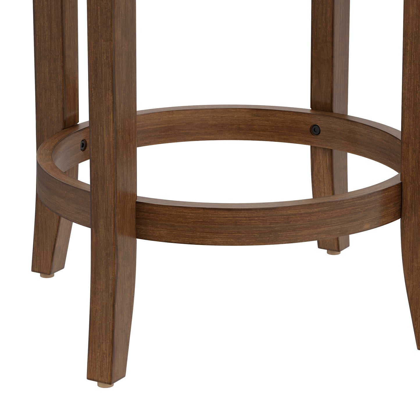 Hillsdale Furniture Brendan Wood Backless Counter Height Swivel Stool, Brown Cherry