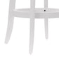 Hillsdale Furniture Savana Wood Bar Height Swivel Stool, White