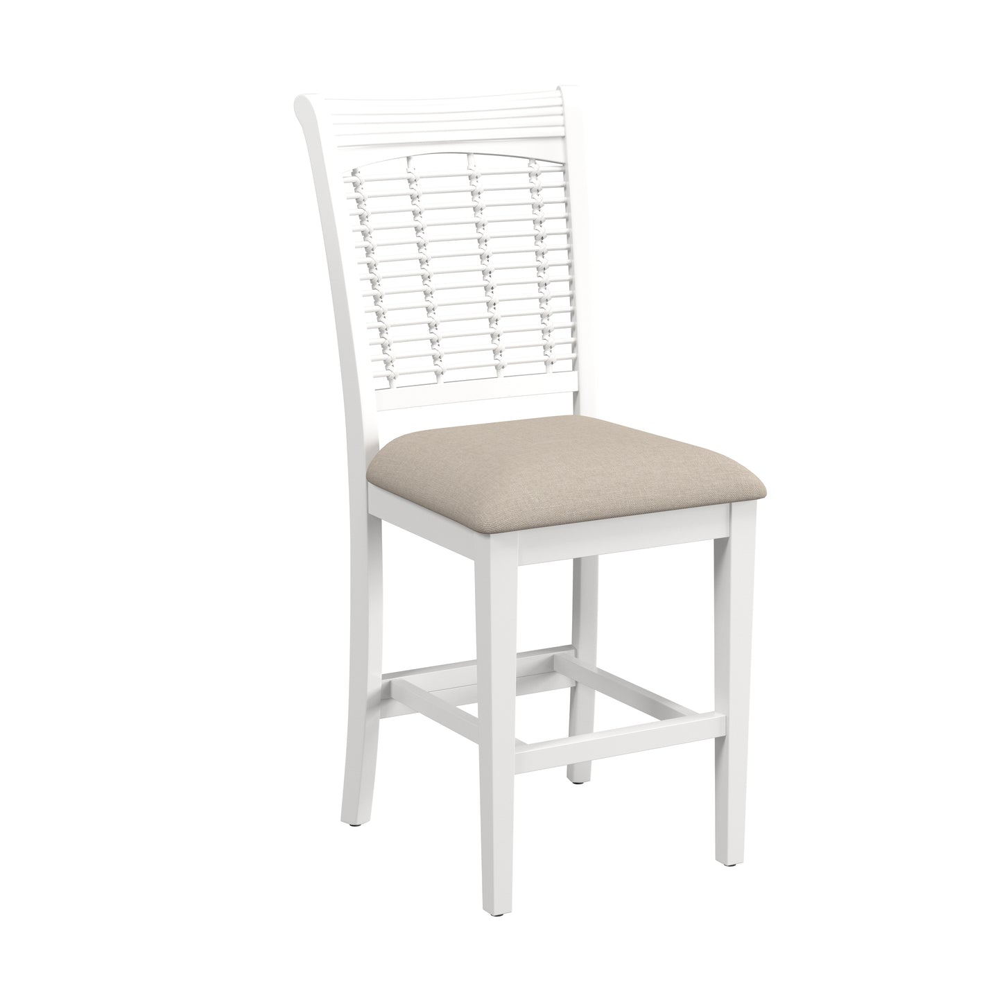 Hillsdale Furniture Bayberry Wood Counter Height Stool, Set of 2,  White