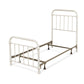 Hillsdale Furniture Kirkland Metal Twin Bed, Soft White