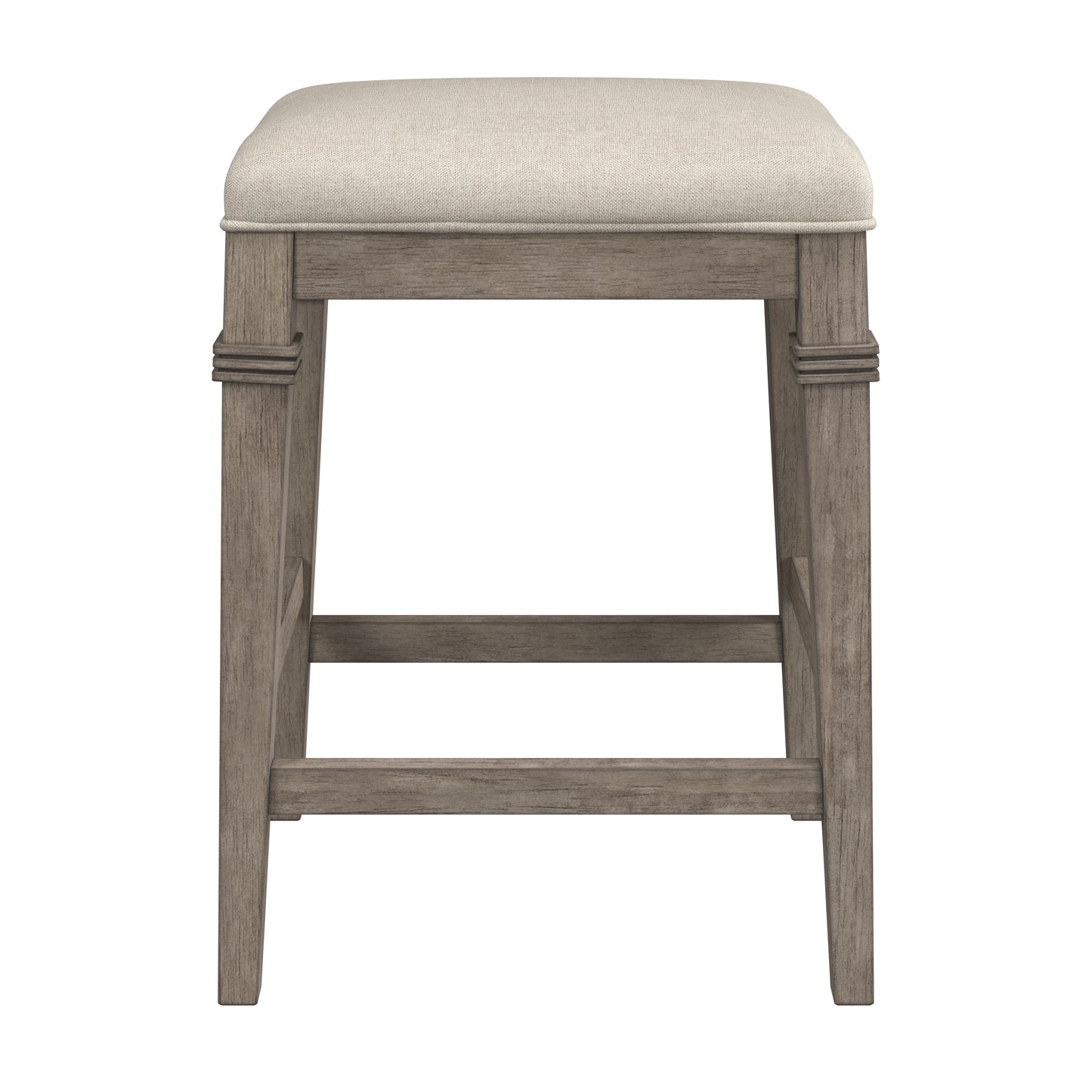 Hillsdale Furniture Arabella Wood Backless Counter Height Stool, Distressed Gray