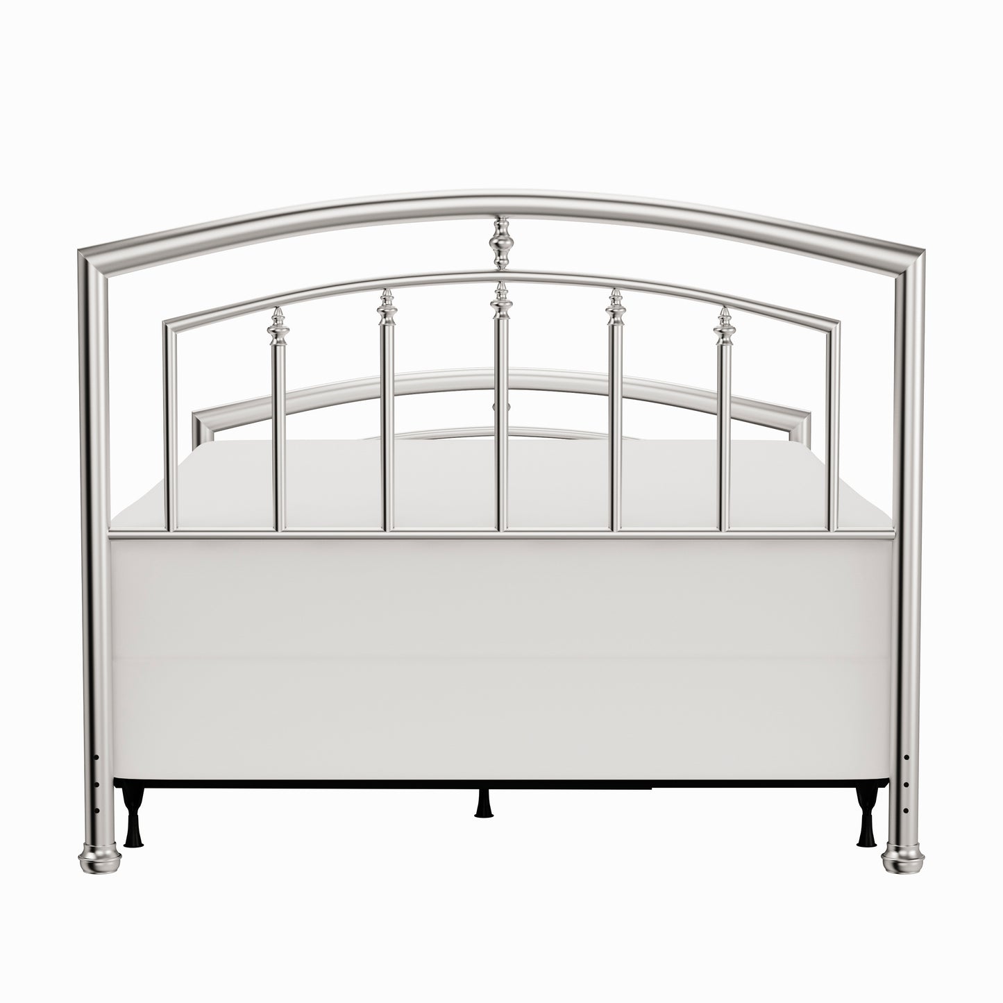 Hillsdale Furniture Claudia Queen Metal Bed, Matte Nickel