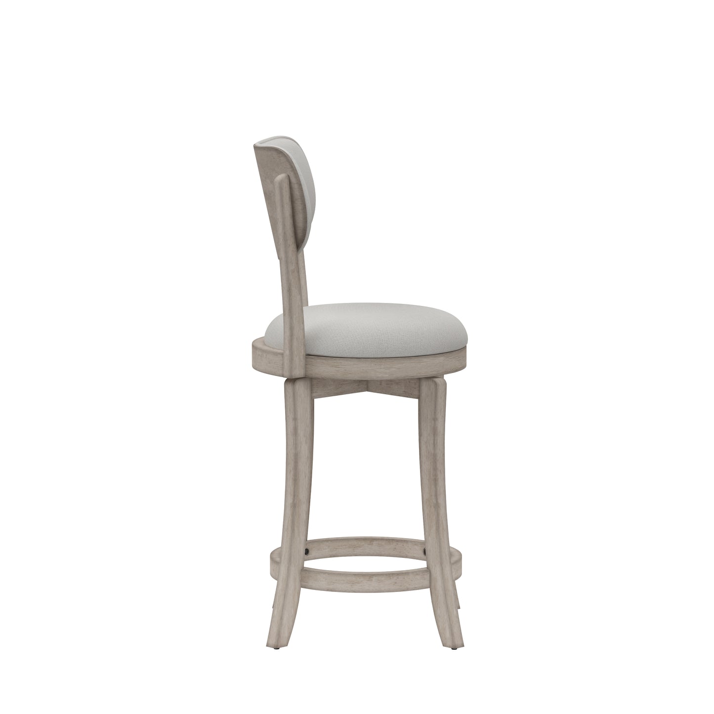 Hillsdale Furniture Sloan Wood Counter Height Swivel Stool, Aged Gray