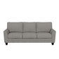 Hillsdale Furniture Daniel Upholstered Sofa, Nature Gray