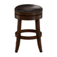 Hillsdale Furniture Tillman Wood Backless Counter Height Swivel Stool, Brown Cherry