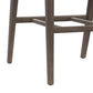 Hillsdale Furniture Snyder Wood Bar Height Stool, Aged Gray