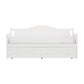 Hillsdale Furniture Staci Wood Full Size Daybed with Trundle, White