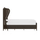 Hillsdale Furniture Sausalito Wood and Cane Queen Bed, Oiled Bronze