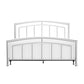 Hillsdale Furniture Claudia King Metal Bed, Matte Nickel