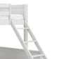 Living Essentials by Hillsdale Capri Wood Twin Over Full Bunk Bed, White