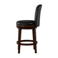 Hillsdale Furniture Victoria Wood Counter Height Swivel Stool, Dark Chestnut