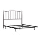 Hillsdale Furniture Warwick Full/Queen Metal Headboard with Frame, Gray Bronze