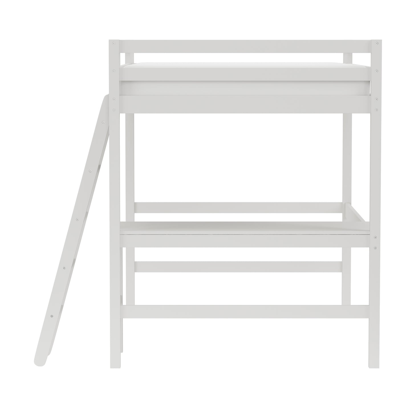 Hillsdale Kids and Teen Caspian Full Loft Bed, White