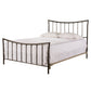 Hillsdale Furniture Edgewood Queen Metal Bed, Magnesium Pewter