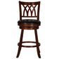 Hillsdale Furniture Tateswood Wood Bar Height Swivel Stool, Cherry