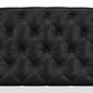 Hillsdale Furniture Hawthorne King/Cal King Upholstered Headboard with Frame, Black Faux Leather