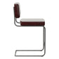 Hillsdale Furniture Breuer Metal Counter Height Stools, Set of 2, Burgundy