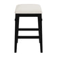 Hillsdale Furniture Arabella Wood Backless Counter Height Stool, Black Wire Brush