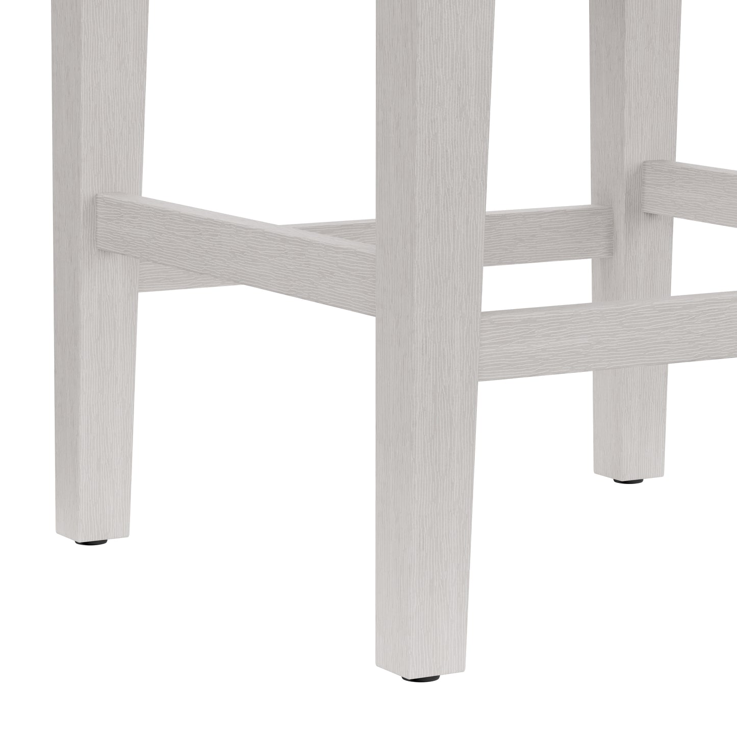 Hillsdale Furniture Bronn Wood Counter Height Stool, Set of 2, White Wire Brush