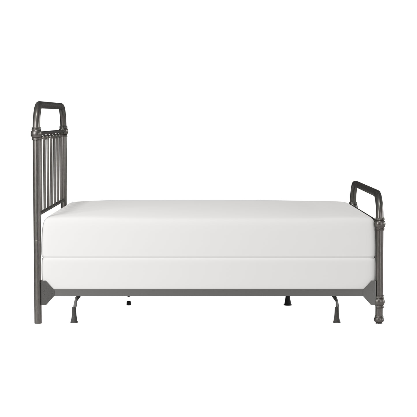 Hillsdale Furniture Kirkland Metal Full Bed, Aged Pewter