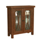 Hillsdale Furniture Bayside Wood 2 Door Console Cabinet, Rustic Mahogany