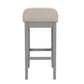 Hillsdale Furniture Maydena Wood Bar Height Stool, Distressed Gray