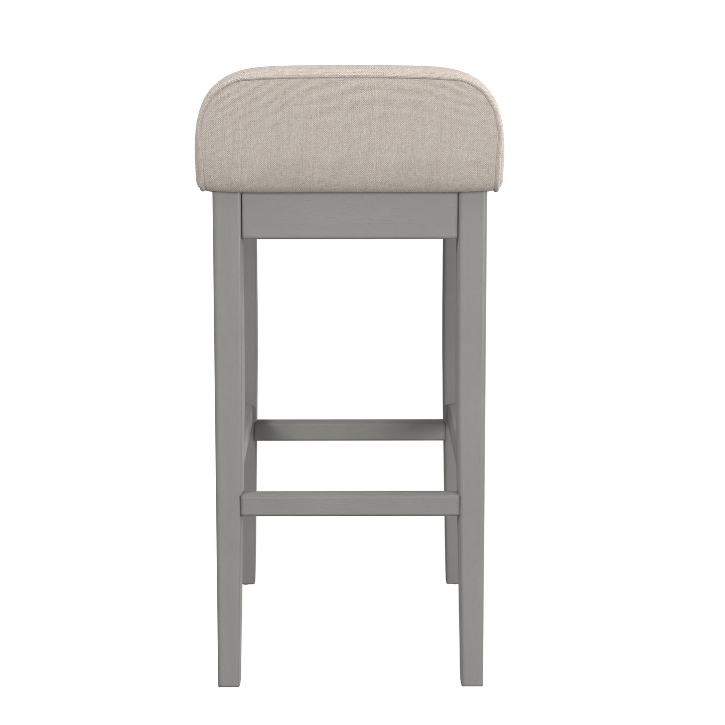 Hillsdale Furniture Maydena Wood Bar Height Stool, Distressed Gray