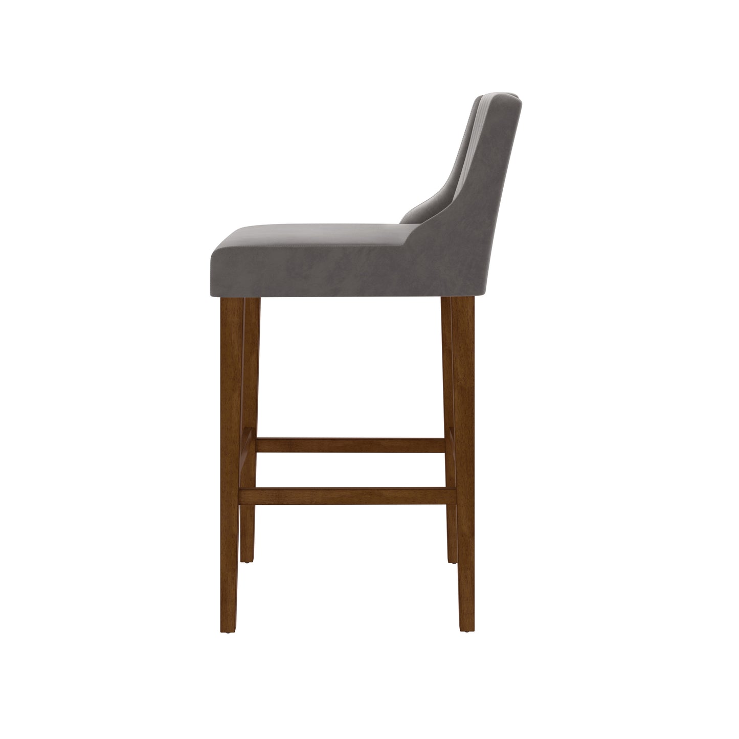 Hillsdale Furniture Lynne Wood Bar Height Stool, Walnut