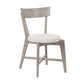 Hillsdale Furniture Mayson Wood Dining Chair, Set of 2, Gray