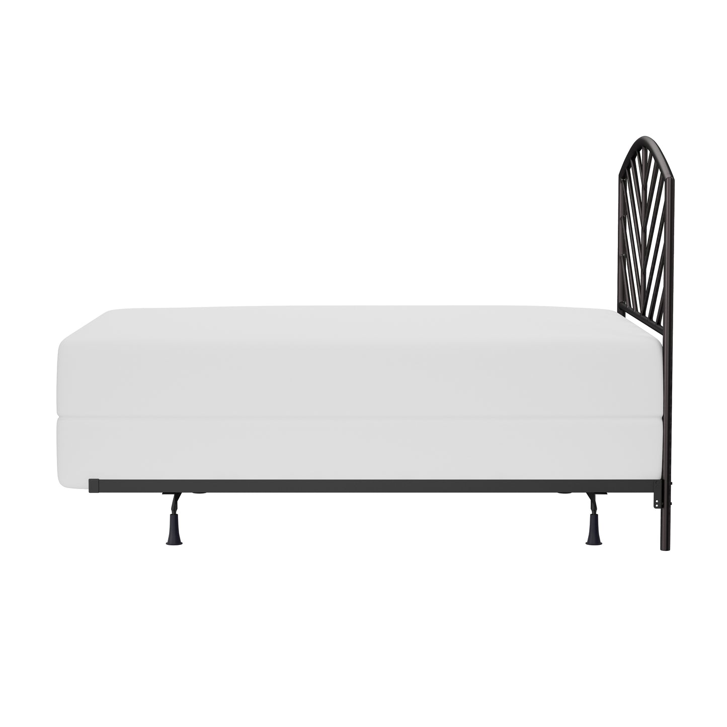 Hillsdale Furniture Essex Metal Full Headboard with Frame, Gray Bronze