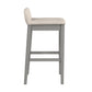 Hillsdale Furniture Maydena Wood Bar Height Stool, Distressed Gray