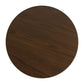 Hillsdale Furniture San Marino Round Wood Dining Table, Chestnut