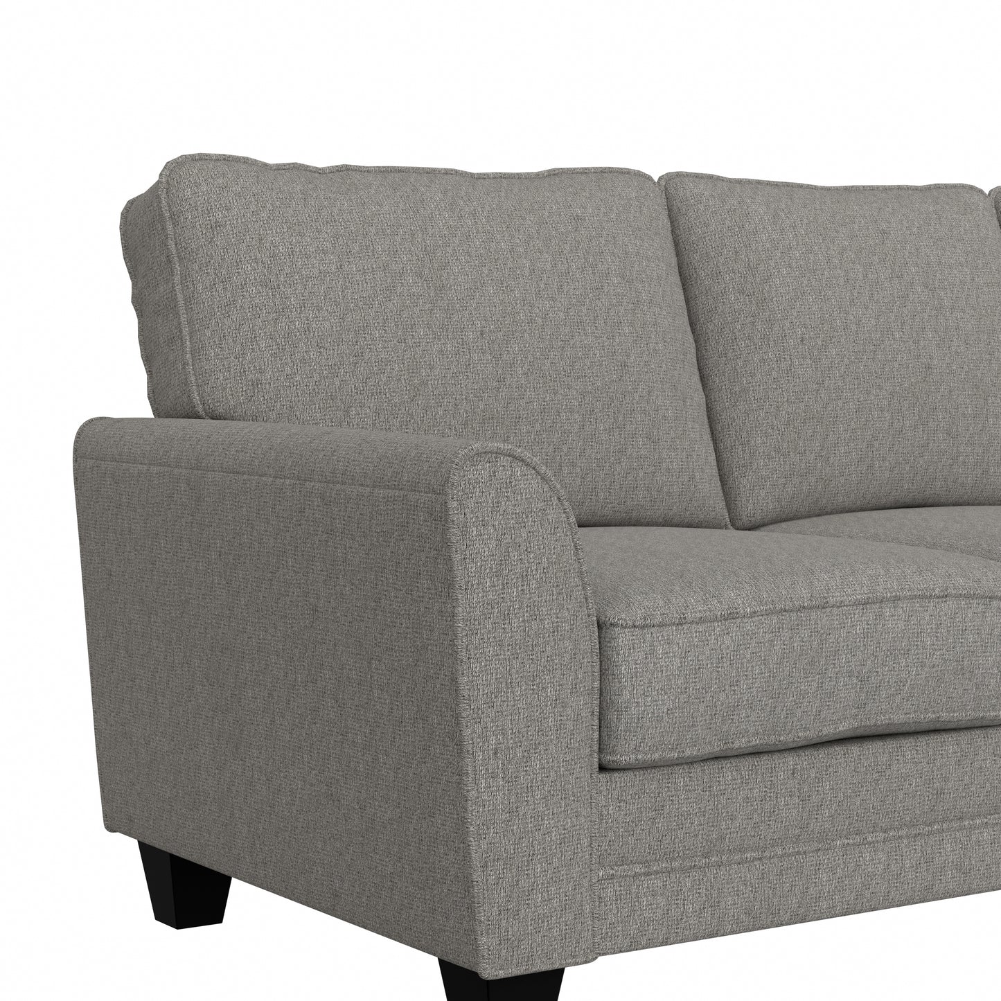 Hillsdale Furniture Daniel Upholstered Sofa, Nature Gray