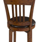 Hillsdale Furniture Canton Wood Counter Height Swivel Stool, Brown