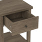 Living Essentials by Hillsdale Harmony Wood Accent Table, Knotty Gray Oak