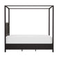 Hillsdale Furniture Melanie Wood and Metal Queen Canopy Bed, Oiled Bronze