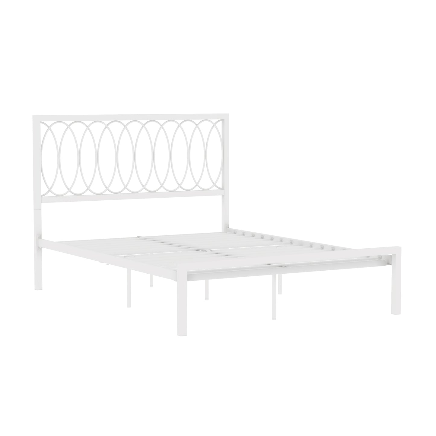 Hillsdale Furniture Naomi Metal Full Bed, White