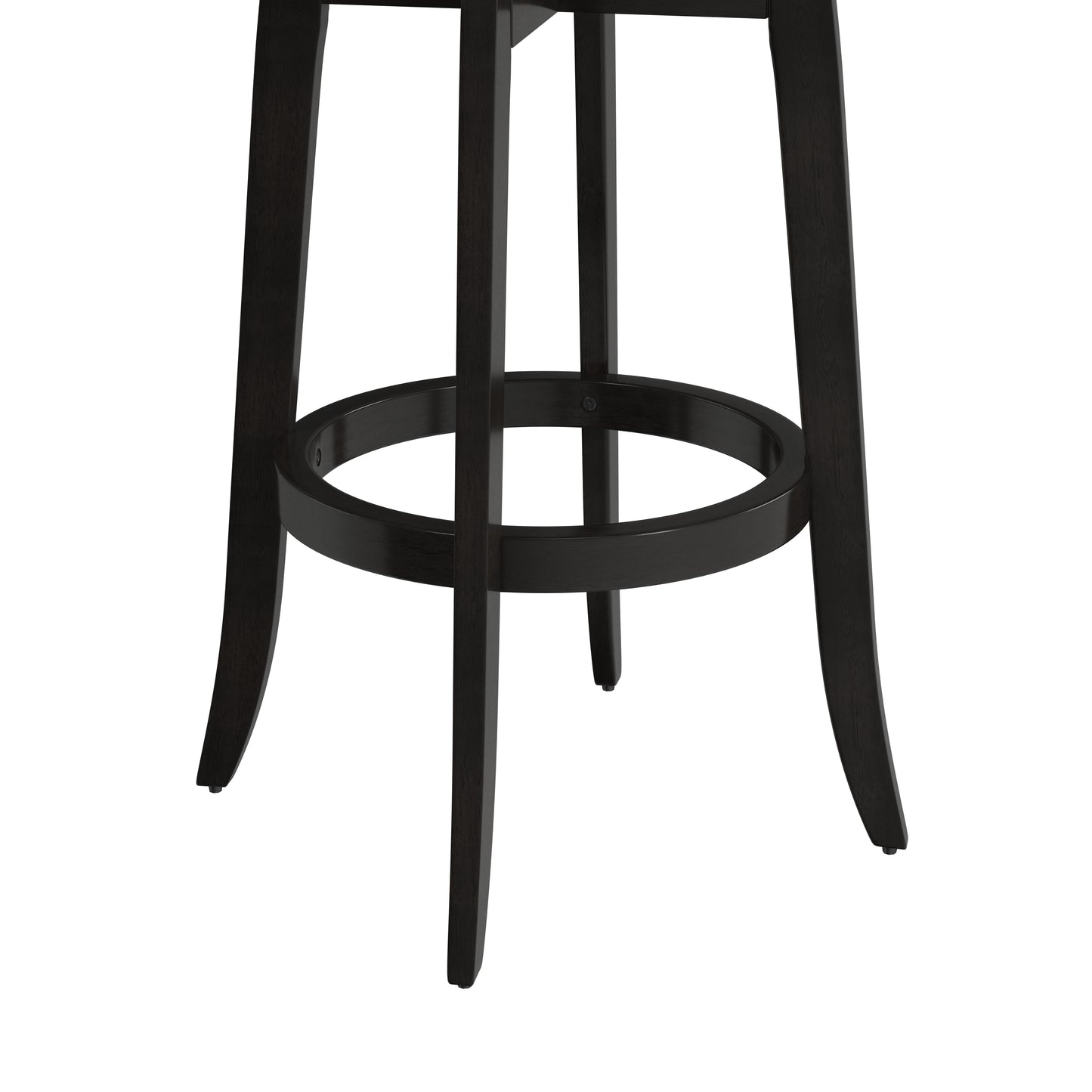 Hillsdale Furniture Savana Wood Bar Height Swivel Stool, Black