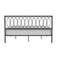 Hillsdale Furniture Naomi King Metal Bed, Gray