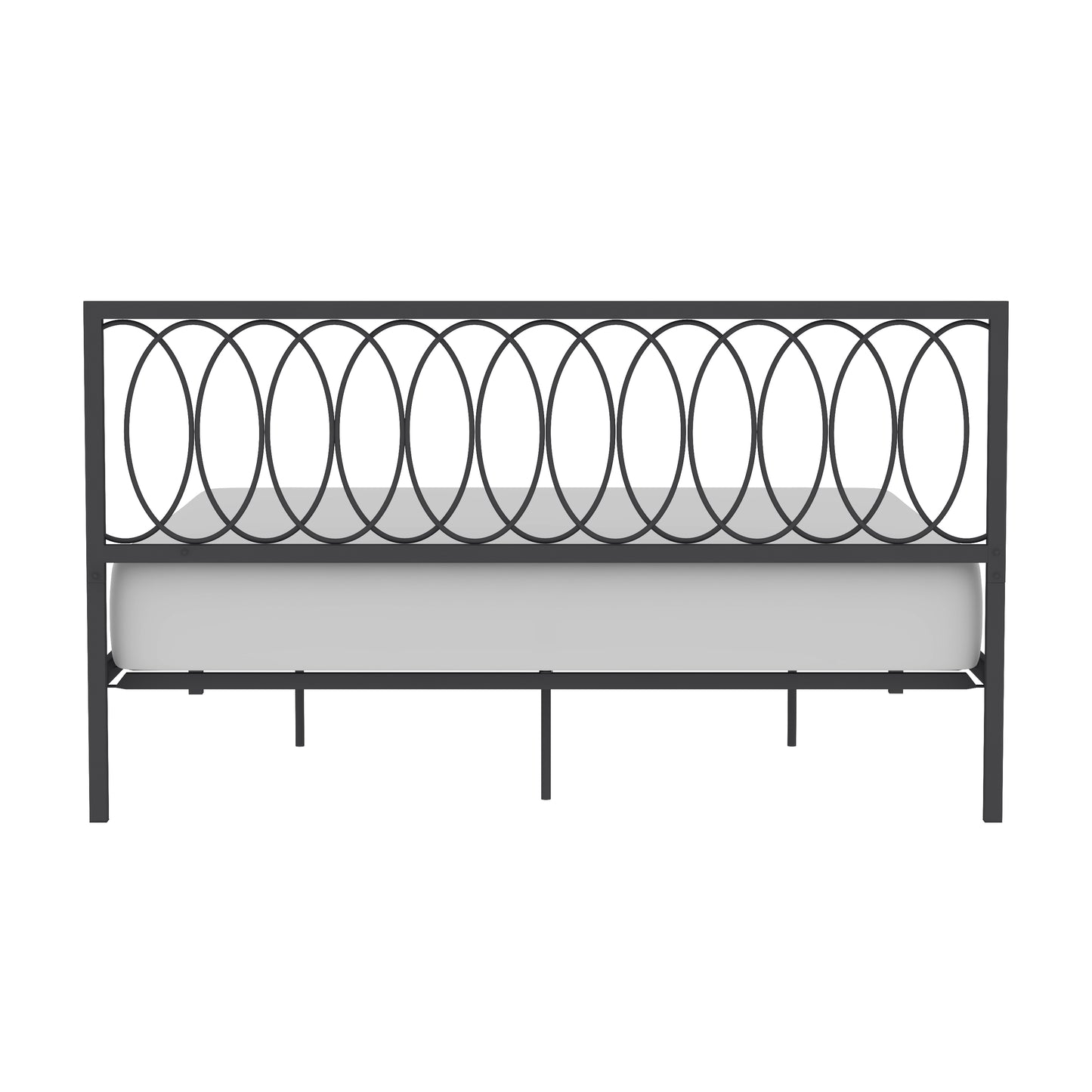 Hillsdale Furniture Naomi King Metal Bed, Gray